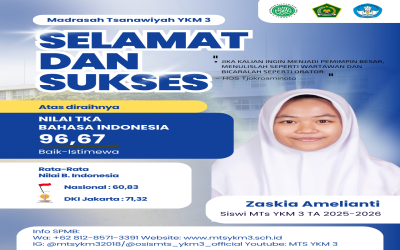 Nilai TKA Bahasa Indonesia Tertinggi ke-2